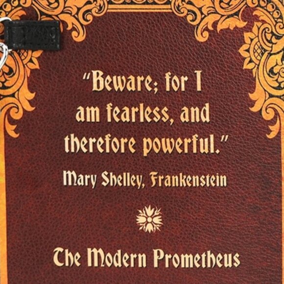 Frankenstein and Bride Book Crossbody Purse - Picture 5 of 7